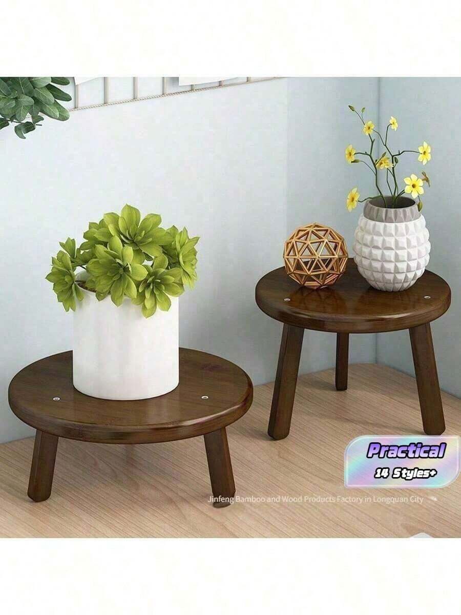 Indoor Floor Standing Plant Stand Shelf For Living Room, New Style Balcony Flower Pot Rack, Window Sill Succulent Holder Storage Shelf - 1pcs - View 1
