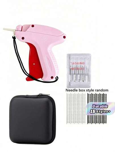Clothing Tagging Gun – No-Sew Fabric Repair Tool With 5 Needles & 1000/2000pcs Fasteners, Quick Garment Hemming & Stitching Kit, Adhesive Sewing Alternative For Home DIY