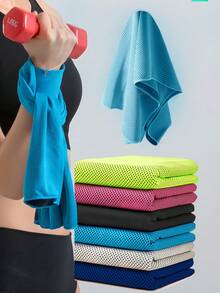 Portable CoolTowel Cooling Towel Bottle, Ready To Use Anytime Anywhere, Reusable, Soft Absorbent Cooling - Multicolor - View 4