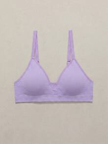 SHEIN 1件女款無縫內衣 - 淡紫色 - 查看 6