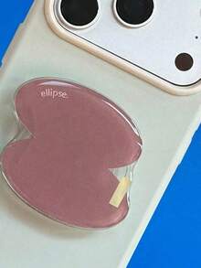 ShellaStory Ins風彩色不對稱幾何支架，相容 Apple 17 Pro 手機殼，16 個個性化軟殼，適用 15，幾何簡約撞色小眾風格 - 薄綠 - 查看 3