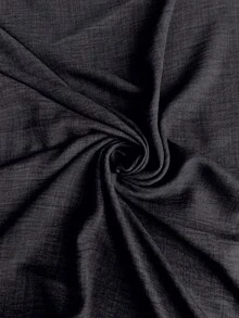 Musero Pantalones de lino oversize para hombre, solo para primavera, verano, vacaciones y Pascua - Negro - Ver 8