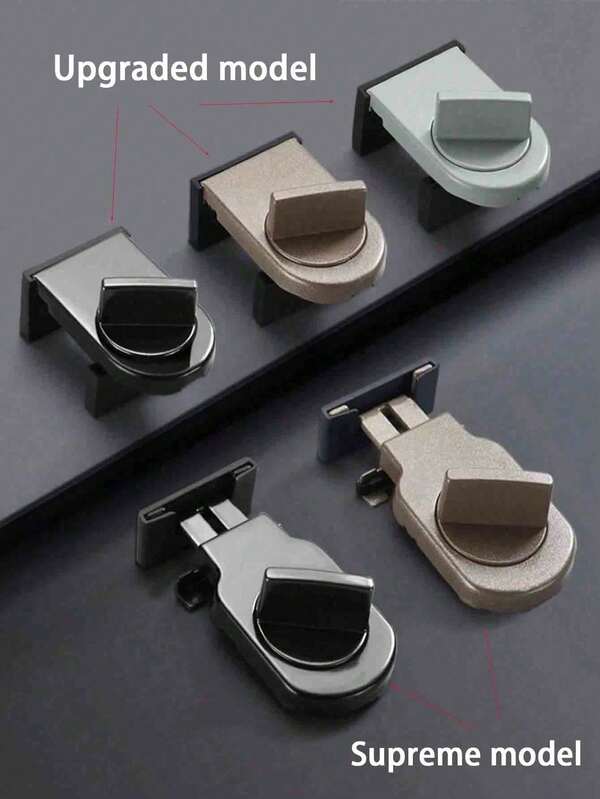 Aluminum Alloy Sliding Door And Window Lock, Adjustable Sliding Door And Window Anti-Theft Lock Wedge, Reinforced Anti-Theft Device, With Anti Pinch, Anti-Theft, And Anti Fall Functions, Suitable For Home Safety