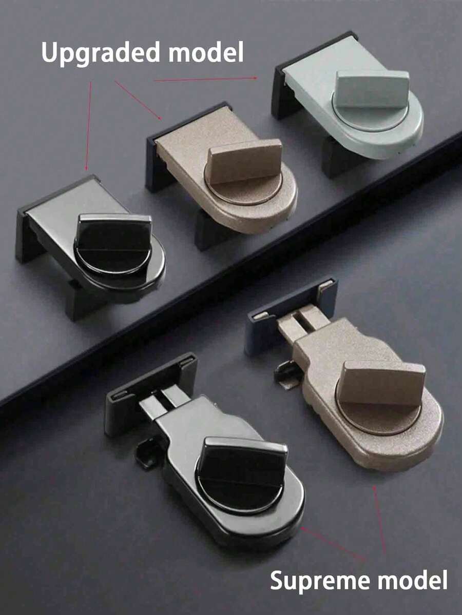 Aluminum Alloy Sliding Door And Window Lock, Adjustable Sliding Door And Window Anti-Theft Lock Wedge, Reinforced Anti-Theft Device, With Anti Pinch, Anti-Theft, And Anti Fall Functions, Suitable For Home Safety - Multicolor - View 1