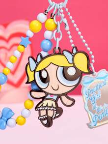 THE POWERPUFF GIRLS X POKOJA LAND 鑰匙圈 包包裝飾掛飾鍊 - 彩色 - 查看 7