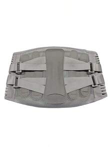 Lumbar Support Belt, Breathable Mesh Waist Support For Weightlifting, Squats, And High-Intensity Workouts, Back Brace For Women And Men - Grey - View 2