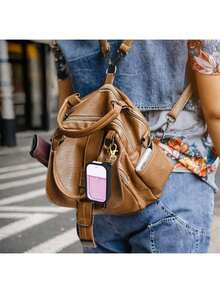 غطاء سيليكون متوافق مع بخاخ معقم اليدين، غطاء واقي مع سلسلة مفاتيح ل- Power Mist و Glow Mist بحجم 1 أونصة سائلة، إكسسوار بخاخ معقم اليدين - متعدد الألوان - مشاهدة 9