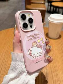 HELLO KITTY AND FRIENDS | SHEIN Sanrio Hello Kitty 柔軟 TPU 手機殼 防震保護套 適用於所有 iPhone 機型 17 16 15 14 13 12 11 Pro Max - 彩色 - 查看 4