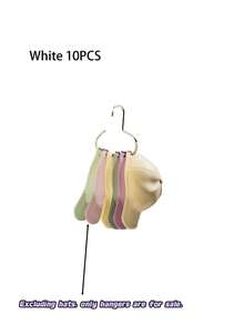 Multi-Functional Simple Household Hanger With Hat Rings, Creative Storage & Drying Rack For Scarves, Bags And Ties For Wardrobe - Multicolor - View 18