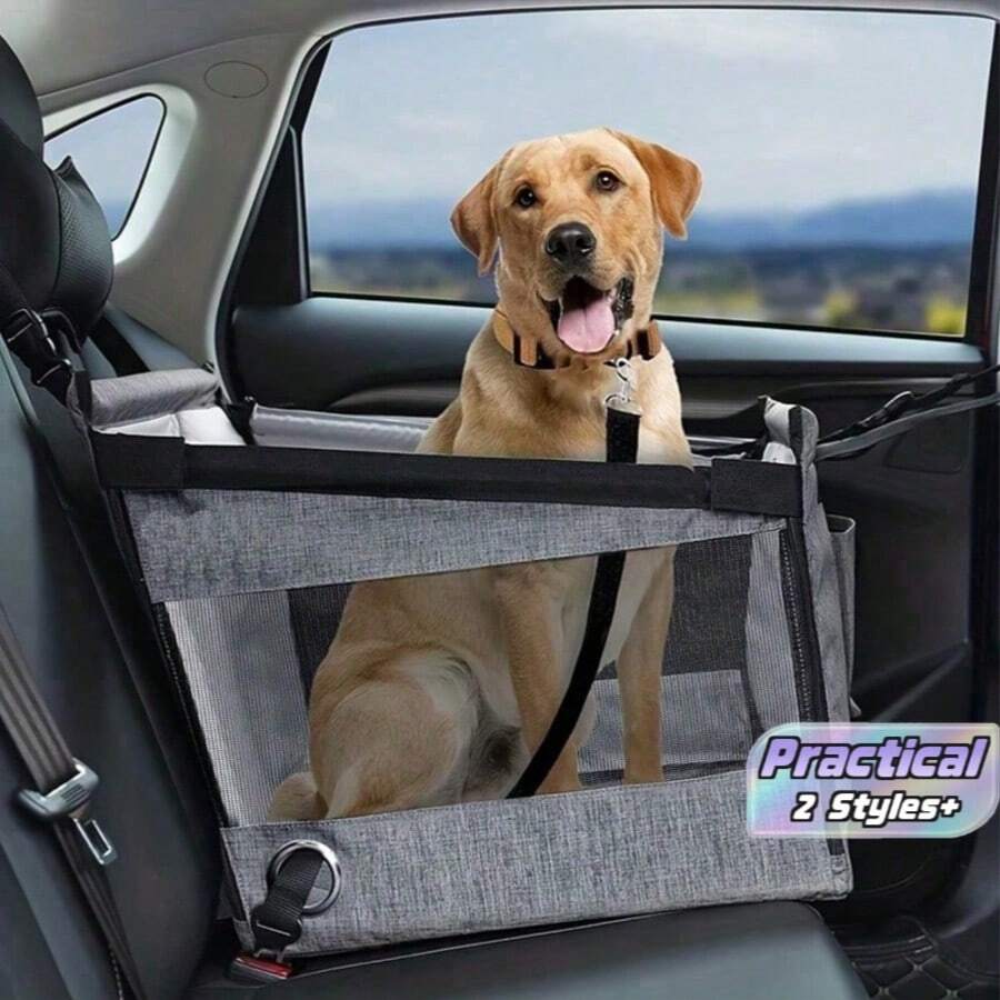 Large Size Pet Car Seat Cushion, Pet Carrier Pad For Car Seat - Multicolor - View 1