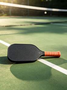 Original Carbon Fiber Piket Racket: Original Carbon Fiber High-Performance Model, 18k Ultraweave Model With Exceptional Control, Or Kevlar Linkweave Heat-Formed Professional Model. - Orange - View 7