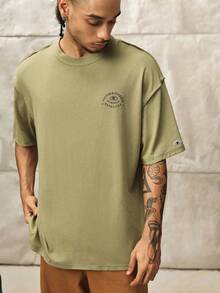 Norleigh Men's Summer Washed Vintage Casual Streetwear T-Shirt,Vintage T Shirts - Light Yellow - View 7