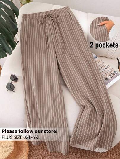 CosyJoli Quần short đi biển kẻ sọc mới cho nữ size lớn mùa xuân/hè, phù hợp cho các dịp như Valentine