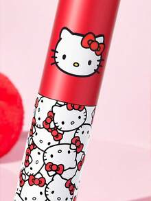 HELLO KITTY AND FRIENDS | SHEIN 8ML/0.27 OZ 可愛貓咪粉紅/紅色便攜旅行噴霧瓶，1件裝可重複填充瓶，附細霧噴頭與口紅設計，含1個漏斗，適合禮品、旅行與日常使用，是送給朋友的完美禮物，生日送禮也理想 - 紅色 - 查看 4