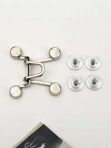 Four Colors For A Set Of Waist Artifact Nail-Free Denim Pants Waist Fixed Adjustment Large Change Small Metal Screws Removable Button Buttons - one size fits all - View 7