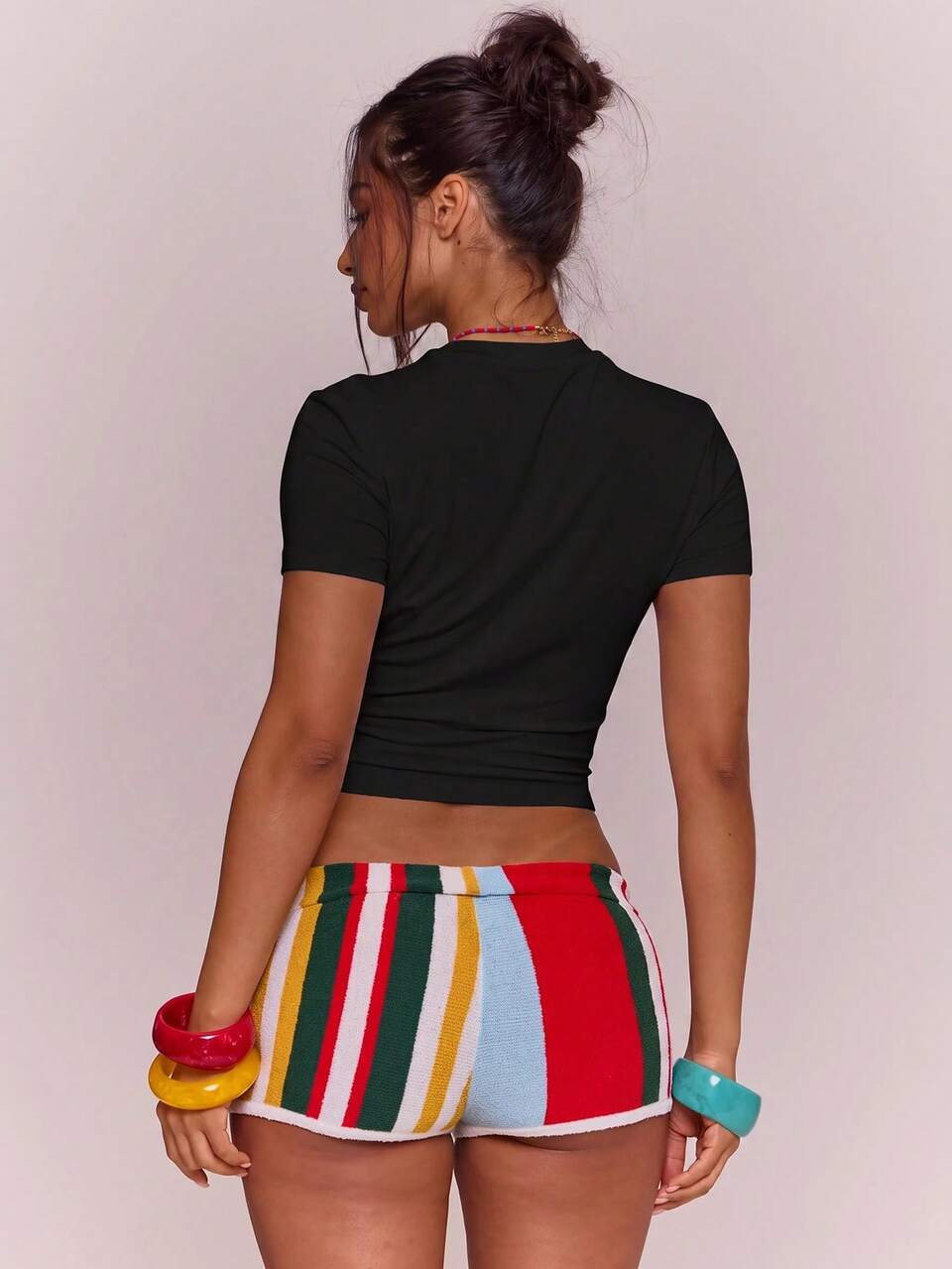 Graphic 'Puro Fuego' Cropped Top Tshirt Spring Summer Vacation Holiday Ibiza Boho Elegant Casual Carnival Festival