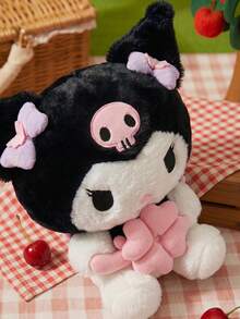 HELLO KITTY AND FRIENDS | POKOJA LAND 1個可愛毛絨玩具，附粉紅色幸運四葉草，聚酯纖維填充動物迷你吉祥物，適合女孩、朋友、兒童作為生日、感恩節、復活節、派對禮物，也可作為可愛沙發床裝飾 - 彩色 - 查看 5