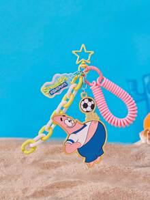 SpongeBob SquarePants | POKOJA LAND 1個系列卡通鑰匙圈，輕巧精緻，可愛吸睛。提供兩種款式（/派屈克）。可用作包包吊飾、行李吊牌或汽車鑰匙圈，適合日常通勤與旅行。也是送給朋友、閨蜜或自己在生日、情人節、聖誕節及其他節日的理想小禮物 - 彩色 - 查看 12