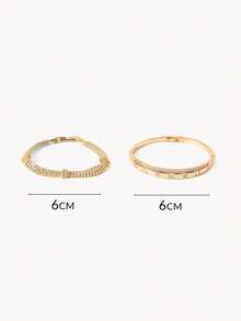 Opalesca Fashion Design Bracelet - Yellow Gold - View 9