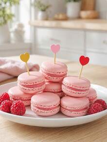 100 Pieces Of Cake Sticks, Fruit Sticks, In Various Colors, Decorative Party Cake Sticks, Suitable For Decorating Various Cakes, Desserts, Fruit Platters And For Party And Gathering Decorations. - View 5