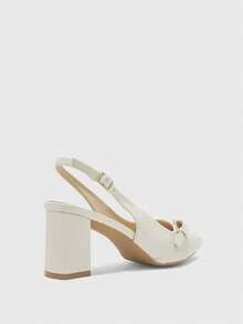 CUCCOO BIZCHIC Sepatu hak tinggi model Prancis terbaru, elegan dan modis, cocok untuk wanita, cocok untuk sepatu Natal dan musim semi. - Nasi aprikot. - View 6