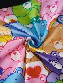 SHEIN X Care Bears Women's Cute Colorful Bear Print Boxer Briefs - Pink - View 6
