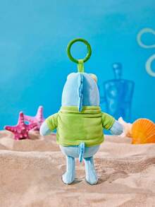 SpongeBob SquarePants | POKOJA LAND 1個 X POKOJA LAND 3D 絨毛吊飾鑰匙圈，藍綠配色魚形，可愛且鮮豔設計，可掛在包包、鑰匙、書包上，生日或週年紀念的可愛禮物 - 藍色 - 查看 5