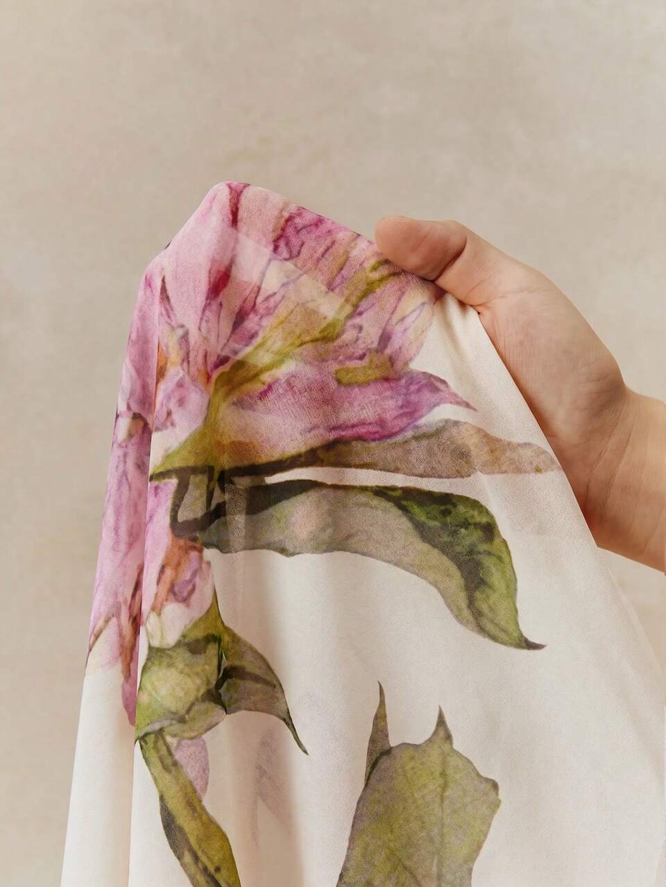 Anewsta Spring/Summer New Elegant Fashion Floral Print Chiffon Long Sleeve Blouse For Women, Suitable For Outings, Parties, Holidays, Vacations And Professional Wear