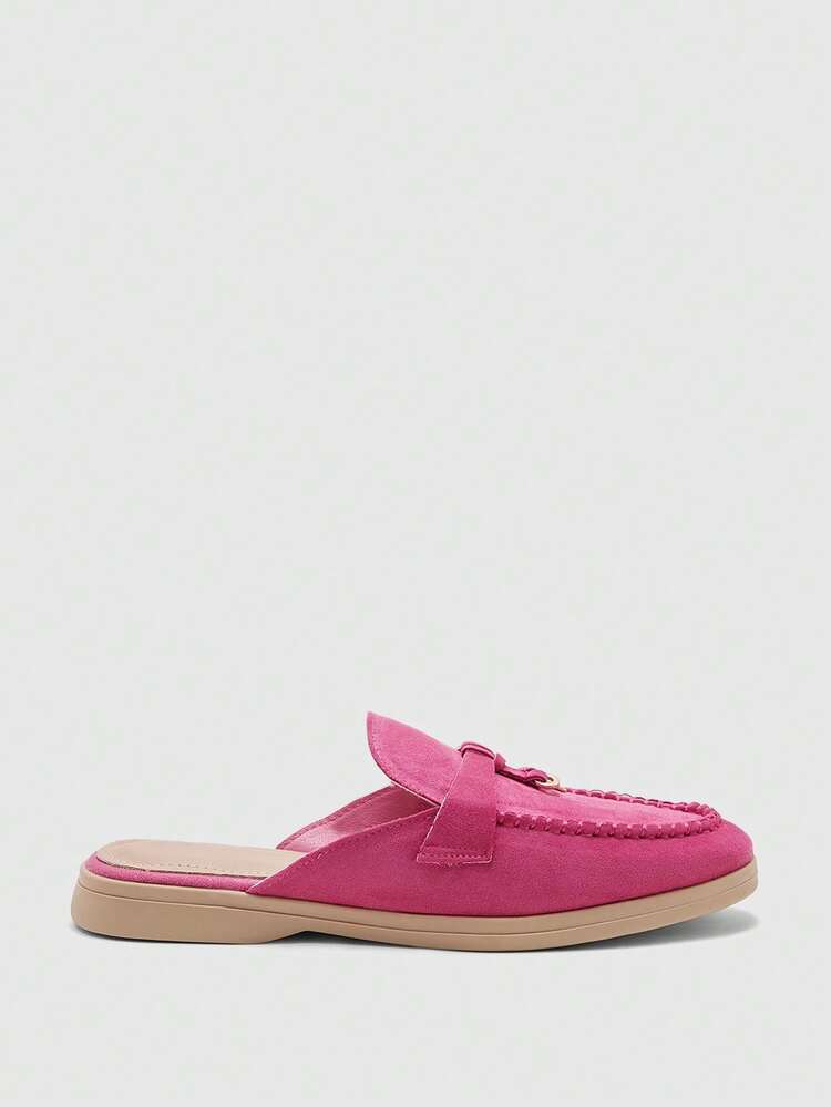 CUCCOO BIZCHIC Women's Flat Casual Walking Commuter Shoes - Rose red, - View 3