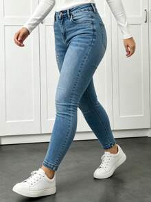 Women Jeans - Baby Blue - View 7