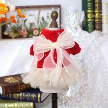 PETSIN 1pc Pet Princess Style Dress, Cat And Dog Clothing, Bow Decoration For Small Dog Clothing - Multicolor - View 17