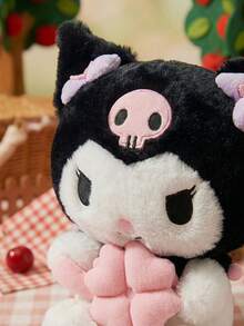 HELLO KITTY AND FRIENDS | POKOJA LAND 1個可愛毛絨玩具，附粉紅色幸運四葉草，聚酯纖維填充動物迷你吉祥物，適合女孩、朋友、兒童作為生日、感恩節、復活節、派對禮物，也可作為可愛沙發床裝飾 - 彩色 - 查看 6