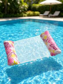 Adult Hammock‑Style Pool Float, 4‑In‑1 Multifunctional Inflatable PVC Water Hammock Leisure Float For Swimming Pools - Multicolor - View 2