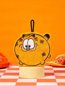 GARFIELD | Joivida 1件可愛卡通手巾，超吸水珊瑚絨懸掛式手巾，柔軟快乾廚房與浴室清潔毛巾 - 彩色 - 查看 4