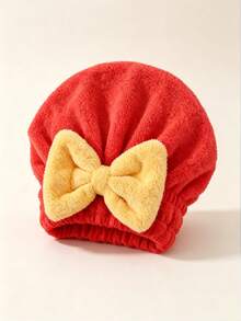 4pcs JapaneseStyle Hair Drying Caps For Women, HeadWrapped Design Crafted From Soft Coral Fleece Fabric With Super Water Absorption And Quick-Drying Performance It Easily Wraps Long Hair And Saves Hair From HighTemperature - Multicolor - View 7
