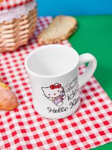 HELLO KITTY AND FRIENDS | Joivida 「咖啡永遠是個好主意」– 16盎司白色陶瓷馬克杯，適合居家、辦公室或露營使用，適合咖啡、茶和熱可可，可洗碗機清洗，生日或情人節的可愛禮物 - A.白色 - 查看 3