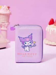 HELLO KITTY AND FRIENDS | Joivida 1 chiếc ví cầm tay thời trang màu hồng, thiết kế nhiều ngăn dung lượng lớn, in hoạt hình dễ thương với 3 kiểu dáng, nhẹ & tiện lợi cho sử dụng hàng ngày, mua sắm, du lịch và làm quà tặng - Nhiều màu - Xem 5