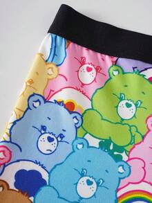 SHEIN X Care Bears Women's Cute Colorful Bear Print Boxer Briefs - Pink - View 5