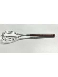 Stainless Steel Egg Whisk And Hand Mixer With Wooden Handle - Durable Metal Design, Suitable For Baking And Cooking, Perfect For Whipping And Mixing Ingredients, Manual Egg Whisk | Hand Mixer | Durable And Strong - Multicolor - View 11