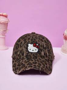 HELLO KITTY AND FRIENDS | Joivida 1件刺繡卡通棒球帽，經典休閒復古風，柔軟吸汗帶，可調節尺寸，輕量防曬，適合戶外運動、日常穿搭、派對、度假，適合各年齡層的完美禮物 - 棒球帽 - 查看 1