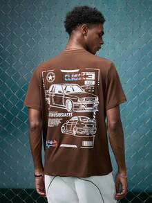 EVRINFINITE 3pcs Unisex Casual Comfy Round Neck T-Shirts Tees With Racing Element Prints - Multicolor - View 7