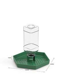 1 pieza Alimentador automático de agua para reptiles de plástico ligero y liso, bandeja de bebida estable antideslizante para tortuga, lagarto semiacuático, dragón barbudo, tortuga de agua, hábitat de cría, terrario, decoración y suministros para reptiles - Multicolor - Ver 8