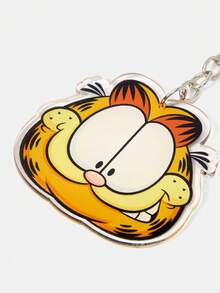 GARFIELD | SHEIN 卡通橘貓壓克力鑰匙圈，可愛動物包包掛飾 - 多色1 - 查看 4