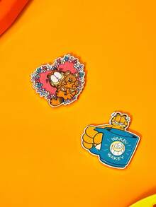 GARFIELD | POKOJA LAND 1個趣味卡通動物造型冰箱磁鐵，可愛經典角色設計，強磁吸附，可愛廚房家居裝飾，學校派對小禮物，DIY手工藝材料，給粉絲的趣味小禮物 - 均碼 - 查看 5