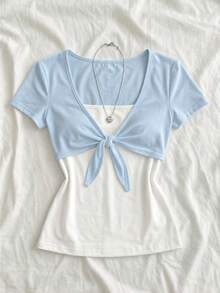 Blue and White