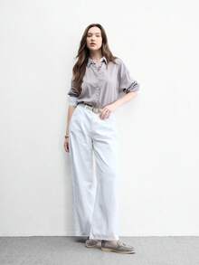 CUCCOO BIZCHIC 時尚優雅大方休閒簡約舒適通勤氣質女款平底鞋 - 灰色. - 查看 3