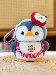 POKOJA LAND 1pc Cute Penguin Plush Doll, Adorable Carryable Charm Bag Accessory Desktop Companion For Pressure Relief & Tactile Sensory, Home Office Travel Gift For Friends Coworkers - Multicolor - View 10