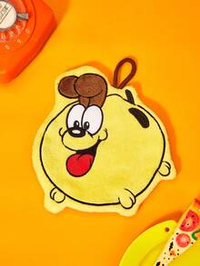 GARFIELD | Joivida 1件可愛卡通手巾，超吸水珊瑚絨懸掛式手巾，柔軟快乾廚房與浴室清潔毛巾 - 彩色 - 查看 5