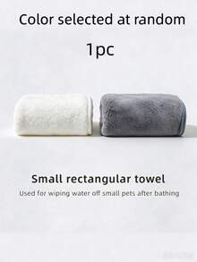Handuk Mandi Bertudung untuk Hewan Peliharaan 1 buah - Jubah Mandi Anjing & Kucing yang Sangat Menyerap dan Cepat Kering, Bulu Karang Lembut, Desain Kartun, Handuk Pengering yang Nyaman untuk Hewan Peliharaan - MultiWarna - View 15