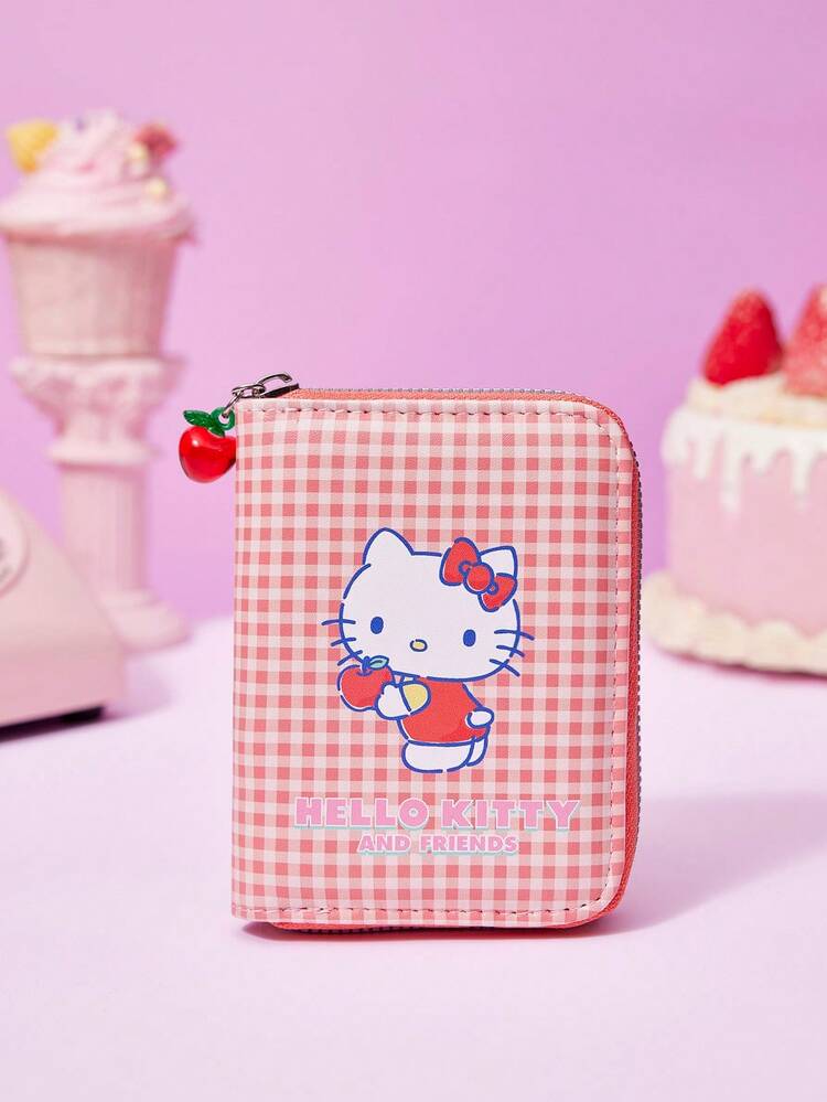 HELLO KITTY AND FRIENDS | Joivida 1個時尚粉色便攜式錢包，大容量多隔層設計，可愛卡通印花 3 款可選，輕巧方便，適合日常使用、購物、旅行和送禮 - 彩色 - 查看 14